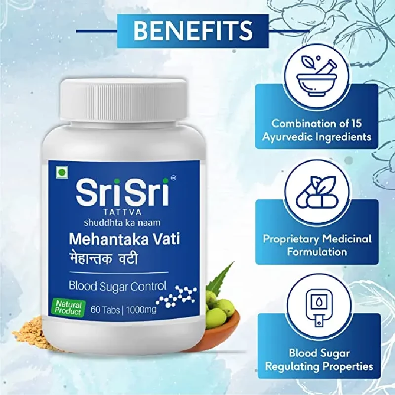 Sri Sri Tattva Mehantaka Vati 1000mg Tablet, 60 Tablets-4.webp